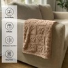 image:imageAmericanflat 50x60 Throw Blanket  Soft and Breathable Cotton Throw Blanket for Couch Bed Chair  Decorative Blankets Perfect for Home or Outdoor Use  Cloud Grey and White Mini Diamond DesignTaupe