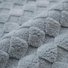 image:imageAmericanflat 50x60 Throw Blanket  Soft and Breathable Cotton Throw Blanket for Couch Bed Chair  Decorative Blankets Perfect for Home or Outdoor Use  Cloud Grey and White Mini Diamond DesignGray