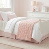 image:imageAmericanflat 50x60 Throw Blanket  Soft and Breathable Cotton Throw Blanket for Couch Bed Chair  Decorative Blankets Perfect for Home or Outdoor Use  Cloud Grey and White Mini Diamond DesignPink