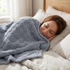 image:imageAmericanflat 50x60 Throw Blanket  Soft and Breathable Cotton Throw Blanket for Couch Bed Chair  Decorative Blankets Perfect for Home or Outdoor Use  Cloud Grey and White Mini Diamond DesignGray