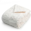 image:imageAmericanflat 50x60 Throw Blanket  Soft and Breathable Cotton Throw Blanket for Couch Bed Chair  Decorative Blankets Perfect for Home or Outdoor Use  Cloud Grey and White Mini Diamond DesignCream