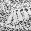 image:imageAmericanflat 50x60 Throw Blanket  Soft and Breathable Cotton Throw Blanket for Couch Bed Chair  Decorative Blankets Perfect for Home or Outdoor Use  Cloud Grey and White Mini Diamond DesignOmala Cloud Grey and White Mini Diamond