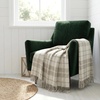 image:imageAmericanflat 50x60 Throw Blanket  Soft and Breathable Cotton Throw Blanket for Couch Bed Chair  Decorative Blankets Perfect for Home or Outdoor Use  Navy Blue and White Herringbone DesignCream Beige Plaid