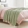image:imageAmericanflat 50x60 Throw Blanket  Soft and Breathable Cotton Throw Blanket for Couch Bed Chair  Decorative Blankets Perfect for Home or Outdoor Use  Navy Blue and White Herringbone DesignZaina Sage and Beige Herringbone