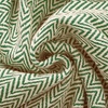 image:imageAmericanflat 50x60 Throw Blanket  Soft and Breathable Cotton Throw Blanket for Couch Bed Chair  Decorative Blankets Perfect for Home or Outdoor Use  Navy Blue and White Herringbone DesignZaina Sage and Beige Herringbone