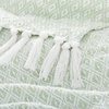 image:imageAmericanflat 50x60 Throw Blanket  Soft and Breathable Cotton Throw Blanket for Couch Bed Chair  Decorative Blankets Perfect for Home or Outdoor Use  Navy Blue and White Herringbone DesignOmala Seafoam and White Mini Diamond