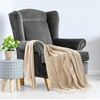 image:imageAmericanflat 50x60 Throw Blanket  Soft and Breathable Cotton Throw Blanket for Couch Bed Chair  Decorative Blankets Perfect for Home or Outdoor Use  Navy Blue and White Herringbone DesignOmala Camel and White Mini Diamond