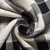 image:imageAmericanflat 50x60 Throw Blanket  Soft and Breathable Cotton Throw Blanket for Couch Bed Chair  Decorative Blankets Perfect for Home or Outdoor Use  Navy Blue and White Herringbone DesignBlack  Cream  Beige Plaid
