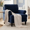 image:imageAmericanflat 50x60 Throw Blanket  Soft and Breathable Cotton Throw Blanket for Couch Bed Chair  Decorative Blankets Perfect for Home or Outdoor Use  Navy Blue and White Herringbone DesignZaina Cream Herringbone