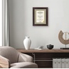 image:imageAmericanflat 85x11 Diploma Frame  Mahogany amp Silver  Ornate beaded accents Shatterresistant glass displays diplomas certificates and documents sawtooth hangers includedMahogany