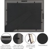 image:imageAmericanflat 85x11 Diploma Frame  Mahogany amp Silver  Ornate beaded accents Shatterresistant glass displays diplomas certificates and documents sawtooth hangers includedMahogany  Gold