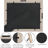 image:imageAmericanflat 85x11 Diploma Frame  Mahogany amp Silver  Ornate beaded accents Shatterresistant glass displays diplomas certificates and documents sawtooth hangers includedOak  Gold