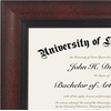 image:imageAmericanflat 85x11 Diploma Frame  Mahogany amp Silver  Ornate beaded accents Shatterresistant glass displays diplomas certificates and documents sawtooth hangers includedMahogany