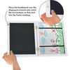 image:imageAmericanflat 85x11 FrontLoading Kids Art Frame  Black  Holds up to 100 artworks swap art in seconds includes hanging hardware and a builtin easel for wall or tabletopWhite