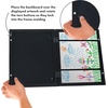 image:imageAmericanflat 85x11 FrontLoading Kids Art Frame  Black  Holds up to 100 artworks swap art in seconds includes hanging hardware and a builtin easel for wall or tabletopBlack