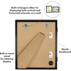 image:imageAmericanflat 85x11 FrontLoading Kids Art Frame  Black  Holds up to 100 artworks swap art in seconds includes hanging hardware and a builtin easel for wall or tabletopBlack