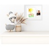image:imageAmericanflat 85x11 Kids Art Frame  Art  4x6 Photo  White  Displays kids artwork alongside a photo changeable design with builtin storage hanging hardware included