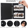 image:imageAmericanflat 8x10 Picture Frame  Engineered Wood  Black  Quickchange storage holds 35 photos Shatterresistant glass hanging hardware included fits photos and artBlack