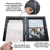 image:imageAmericanflat 8x10 Picture Frame  Engineered Wood  Black  Quickchange storage holds 35 photos Shatterresistant glass hanging hardware included fits photos and artBlack
