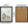 image:imageAmericanflat 8x10 Picture Frame  Engineered Wood  Black  Quickchange storage holds 35 photos Shatterresistant glass hanging hardware included fits photos and artBlack