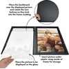 image:imageAmericanflat 8x10 Picture Frame  Engineered Wood  Black  Quickchange storage holds 35 photos Shatterresistant glass hanging hardware included fits photos and artBlack