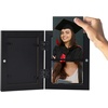 image:imageAmericanflat 8x10 Picture Frame  Engineered Wood  Black  Quickchange storage holds 35 photos Shatterresistant glass hanging hardware included fits photos and artBlack