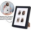 image:imageAmericanflat 8x10 Picture Frame  Engineered Wood  Black  Quickchange storage holds 35 photos Shatterresistant glass hanging hardware included fits photos and artBlack