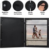 image:imageAmericanflat 8x10 Picture Frame  Engineered Wood  Black  Quickchange storage holds 35 photos Shatterresistant glass hanging hardware included fits photos and artBlack