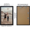 image:imageAmericanflat 8x10 Picture Frame  Engineered Wood  Black  Quickchange storage holds 35 photos Shatterresistant glass hanging hardware included fits photos and artBlack
