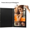 image:imageAmericanflat 8x10 Picture Frame  Engineered Wood  Black  Quickchange storage holds 35 photos Shatterresistant glass hanging hardware included fits photos and artBlack