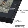 image:imageAmericanflat 8x10 Picture Frame  Engineered Wood  Black  Quickchange storage holds 35 photos Shatterresistant glass hanging hardware included fits photos and artBlack