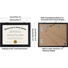 image:imageAmericanflat 8x10 Picture Frame  Engineered Wood  Black  Quickchange storage holds 35 photos Shatterresistant glass hanging hardware included fits photos and artBlack