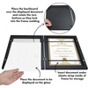 image:imageAmericanflat 8x10 Picture Frame  Engineered Wood  Black  Quickchange storage holds 35 photos Shatterresistant glass hanging hardware included fits photos and artBlack