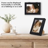image:imageAmericanflat 8x10 Picture Frame  Engineered Wood  Black  Quickchange storage holds 35 photos Shatterresistant glass hanging hardware included fits photos and artBlack