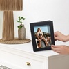 image:imageAmericanflat 8x10 Picture Frame  Engineered Wood  Black  Quickchange storage holds 35 photos Shatterresistant glass hanging hardware included fits photos and artBlack