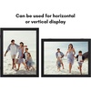 image:imageAmericanflat 8x10 Picture Frame  Engineered Wood  Black  Quickchange storage holds 35 photos Shatterresistant glass hanging hardware included fits photos and artBlack