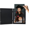 image:imageAmericanflat 8x10 Picture Frame  Engineered Wood  Black  Quickchange storage holds 35 photos Shatterresistant glass hanging hardware included fits photos and artBlack