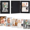 image:imageAmericanflat 8x10 Picture Frame  Engineered Wood  Black  Quickchange storage holds 35 photos Shatterresistant glass hanging hardware included fits photos and artBlack