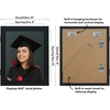 image:imageAmericanflat 8x10 Picture Frame  Engineered Wood  Black  Quickchange storage holds 35 photos Shatterresistant glass hanging hardware included fits photos and artBlack