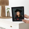 image:imageAmericanflat 8x10 Picture Frame  Engineered Wood  Black  Quickchange storage holds 35 photos Shatterresistant glass hanging hardware included fits photos and artBlack
