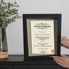 image:imageAmericanflat 8x10 Picture Frame  Engineered Wood  Black  Quickchange storage holds 35 photos Shatterresistant glass hanging hardware included fits photos and artBlack
