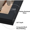 image:imageAmericanflat 8x10 Picture Frame  Engineered Wood  Black  Quickchange storage holds 35 photos Shatterresistant glass hanging hardware included fits photos and artBlack