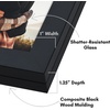 image:imageAmericanflat 8x10 Picture Frame  Engineered Wood  Black  Quickchange storage holds 35 photos Shatterresistant glass hanging hardware included fits photos and artBlack