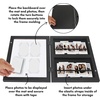 image:imageAmericanflat 8x10 Picture Frame  Engineered Wood  Black  Quickchange storage holds 35 photos Shatterresistant glass hanging hardware included fits photos and artBlack