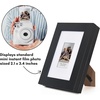image:imageAmericanflat 8x10 Picture Frame  Engineered Wood  Black  Quickchange storage holds 35 photos Shatterresistant glass hanging hardware included fits photos and artBlack