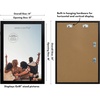 image:imageAmericanflat 8x10 Picture Frame  Engineered Wood  Black  Quickchange storage holds 35 photos Shatterresistant glass hanging hardware included fits photos and artBlack