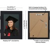 image:imageAmericanflat 8x10 Picture Frame  Engineered Wood  Black  Quickchange storage holds 35 photos Shatterresistant glass hanging hardware included fits photos and artBlack