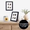 image:imageAmericanflat 8x10 Picture Frame  Engineered Wood  Black  Quickchange storage holds 35 photos Shatterresistant glass hanging hardware included fits photos and artBlack