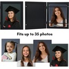 image:imageAmericanflat 8x10 Picture Frame  Engineered Wood  Black  Quickchange storage holds 35 photos Shatterresistant glass hanging hardware included fits photos and artBlack
