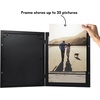 image:imageAmericanflat 8x10 Picture Frame  Engineered Wood  Black  Quickchange storage holds 35 photos Shatterresistant glass hanging hardware included fits photos and artBlack